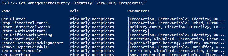 exchange online role assignment