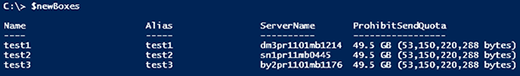 Mailbox variable