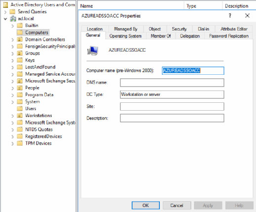 enable active directory users and computers