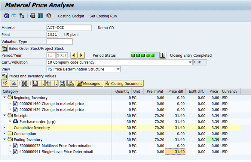What are three ways SAP Material Ledger improves product costing?