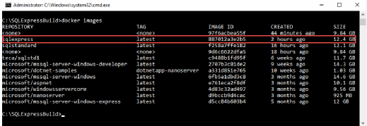 Browsing Docker images in a repository