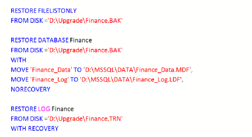 Restore the full backup and the transactional backup.