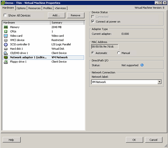 are mac addresses unique on virtual server