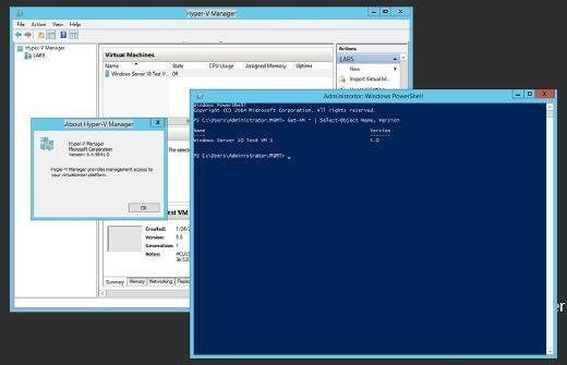 The VM retains its version number after the live migration.