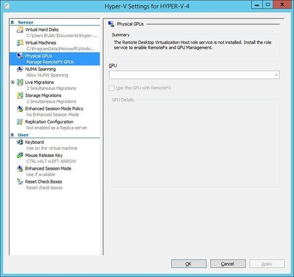 How To Enable RemoteFX And Hyper-V GPU Offloading