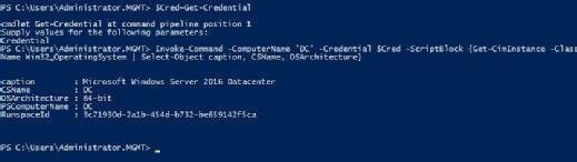 Displayed OS info