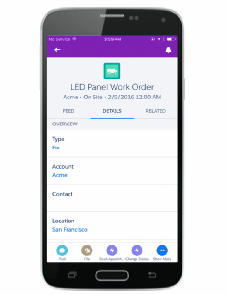 Field Service Lightning Brings Field Service Management To Salesforce   SSalesForce Screenshot 031516 Mobile 