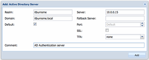Setting up AD integration.