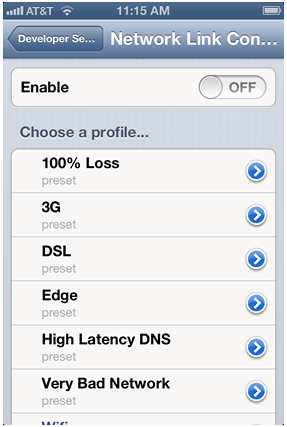 Network Link connection