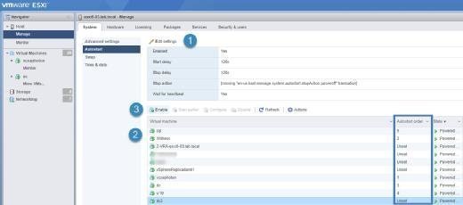 autostart vm esxi 6.5