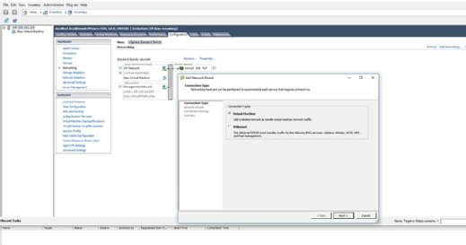 vSphere Configuration tab