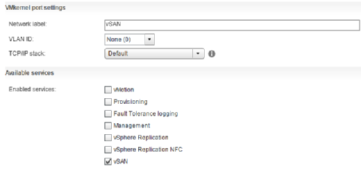 Aktivieren Sie die Option vSAN