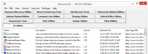 NirLauncher Rus 1.30.3 free instal