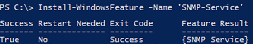 SNMP service
