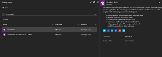 Install Azure DevTest Labs