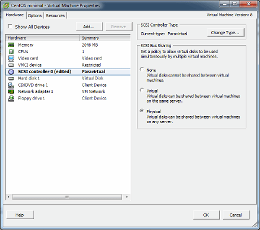 How to set up an ESXi shared virtual disk