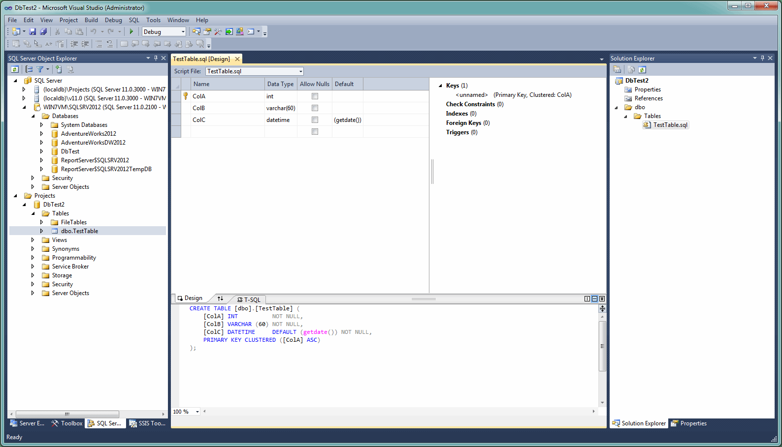 Sql server ключ