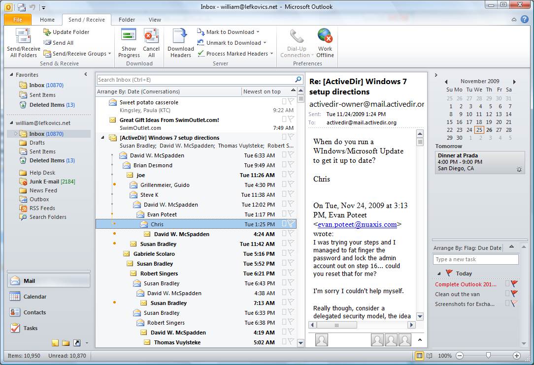 microsoft outlook 2013 classic view