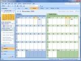 Side-by-side Outlook calendars
