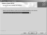 vCenter Server Converter network identification screen shot