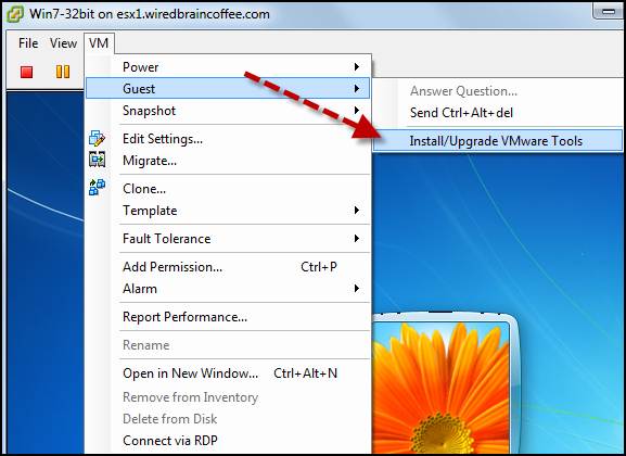 Install Vmware Tools