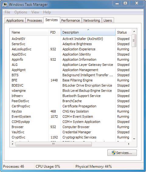 Microsoft Windows Process Not Responding