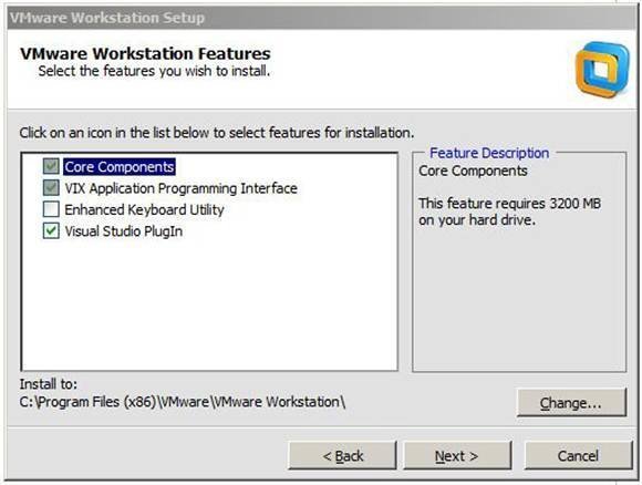 VMware Workstation Features.