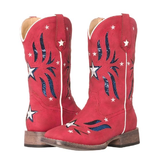 Womens Scarlett Butterfly - Tall Shaft Cowboy Boots - Ranch Road