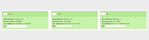 Create an environment for each version of your application you deploy
