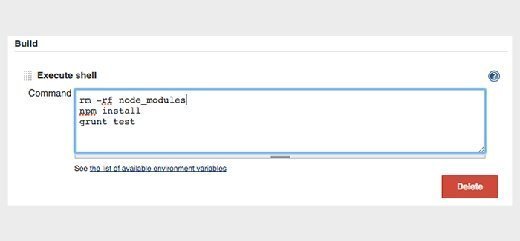 A simple shell script to test your application