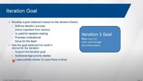 Agile iteration goal