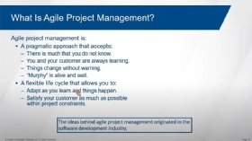 What is Agile project management?