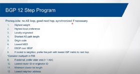BGP 12-step program