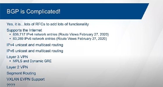 BGP is complicated