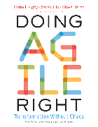 'Doing Agile Right' book cover.
