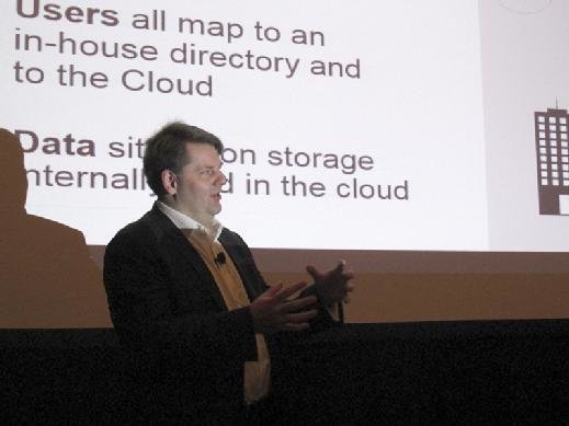 London Stock Exchange CISO Adrian Asher speaks about the security at cloud providers versus companies' data centers in a cloud security session.
