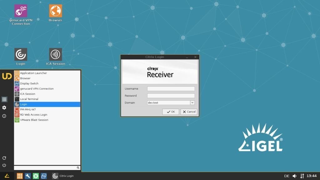 IGEL UDC3 mit IGEL Linux 10