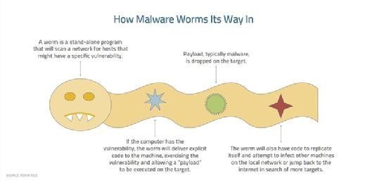 worm virus in action