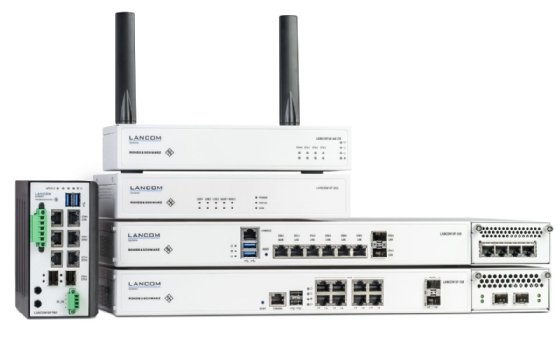 Das Firewall-Angebot von Lancom, unten die UF-760 als neues Topmodell.