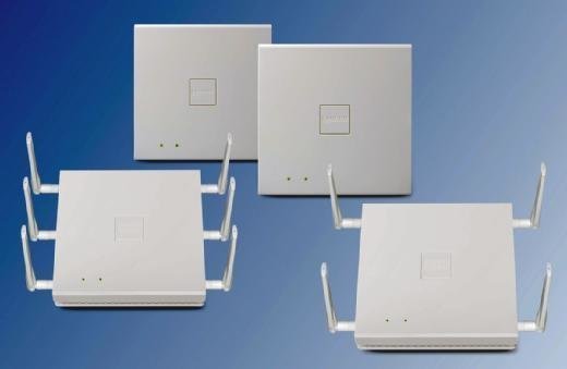 Die vier neuen Access Points von Lancom.