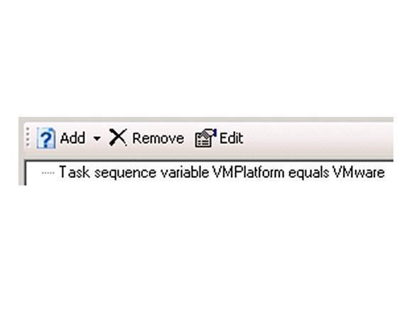 VMPlatform variable set for VMware
