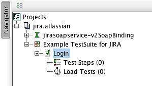 Figure 10: TestCase added to the project navigation tree.