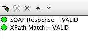 Figure 17: XPath Match added to the request.