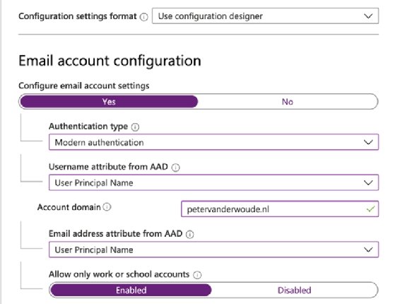 Abbildung 1: Im fünften Schritt konfigurieren Admins unter anderem die Einstellungen für E-Mail-Konten.