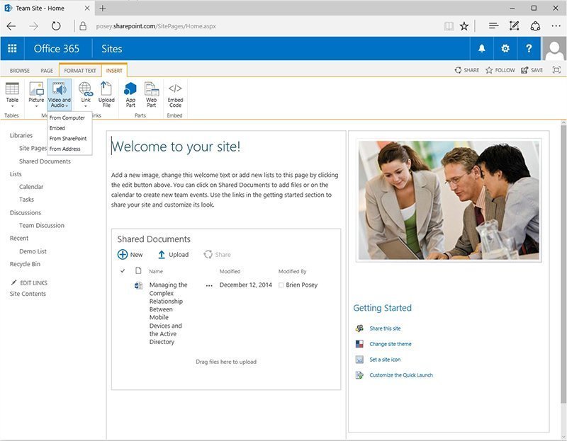 How to embed video with SharePoint Media Web Part | TechTarget