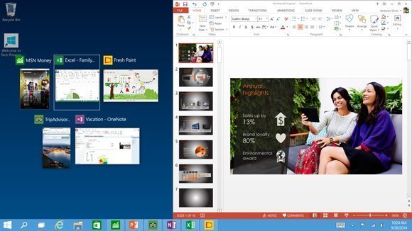 Snap View in Windows 10