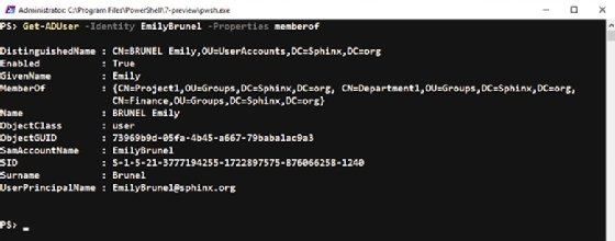 Active Directory user account