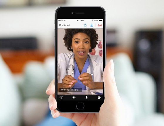 Smartphones are one way for patients to use telemedicine.