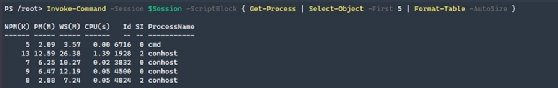 Windows machine processes