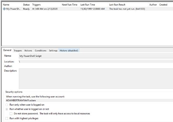 How to Schedule PowerShell Script Using Task Scheduler